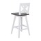 Flash Furniture Gwendolyn Commercial Solid Wood Modern Farmhouse Swivel Bar Height Barstool in Antique White Wash ES-G1-29-WH-GG - alternate 10